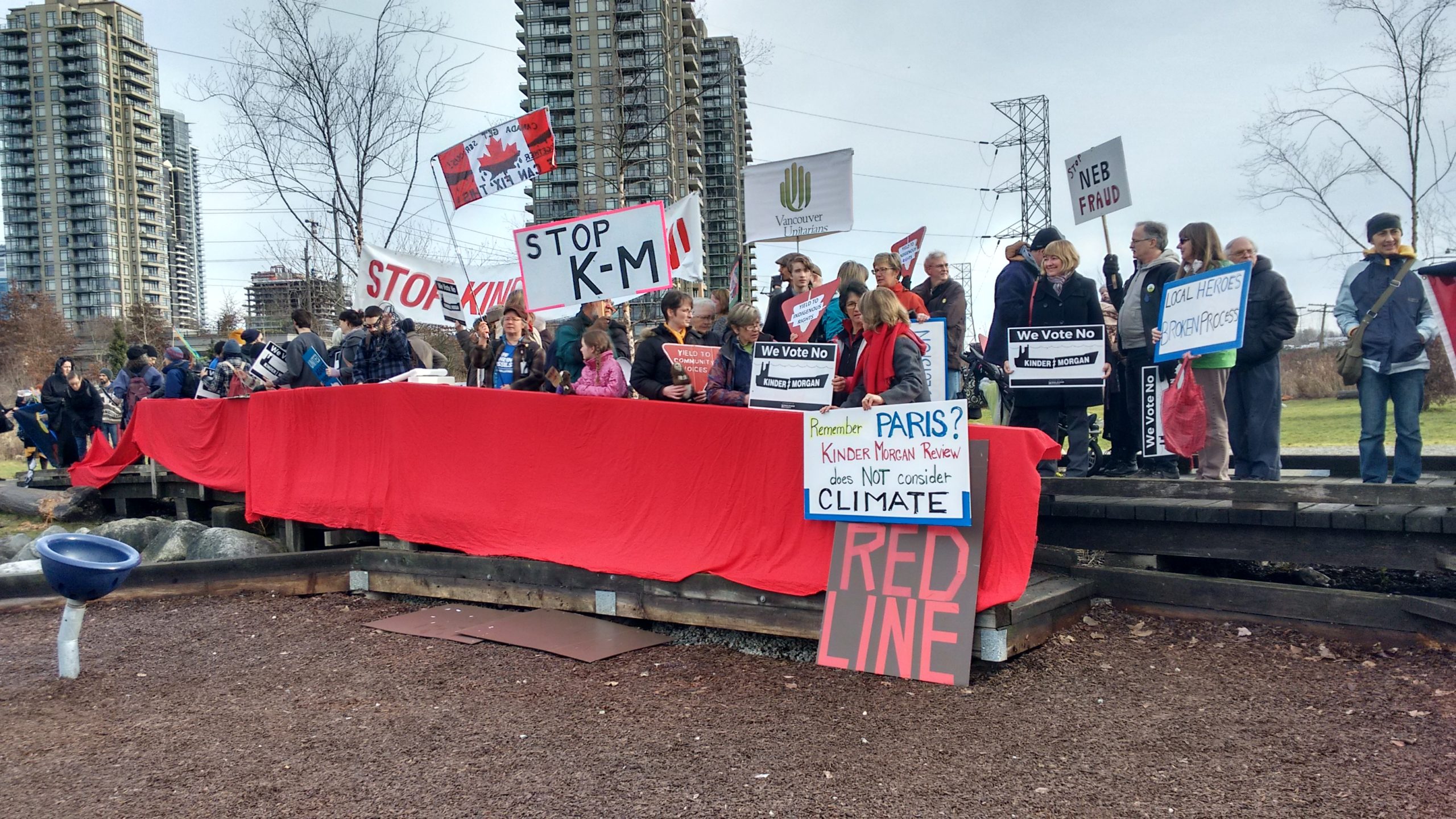 Kinder Morgan, NEB review hearing, Burnaby B.C.