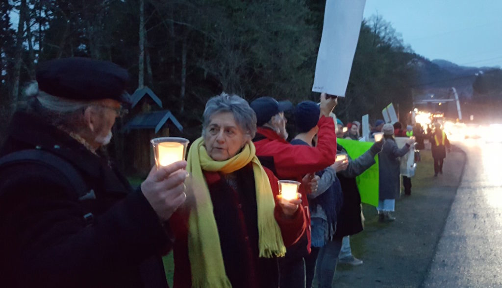 Sooke vigil to Stop Kinder Morgan