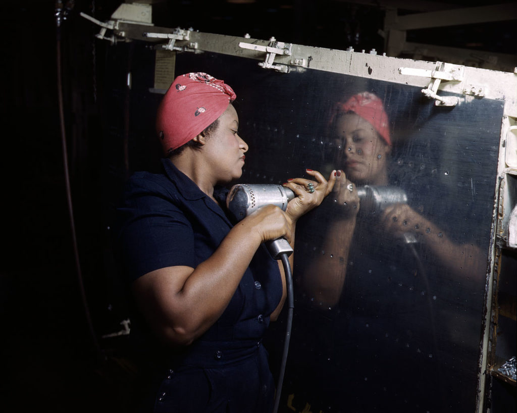 Real life Rosie the Riveter