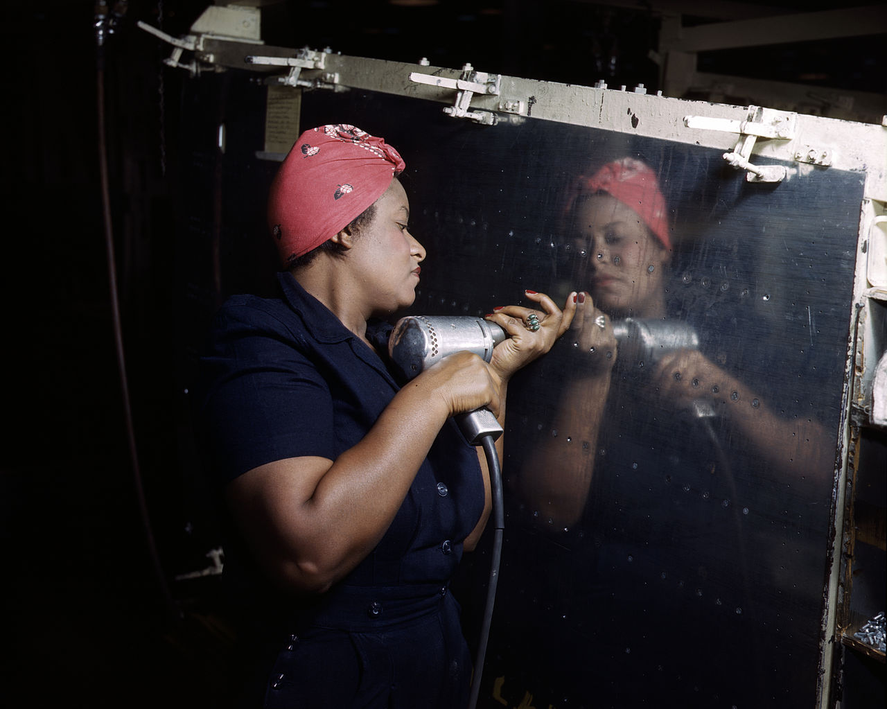 Real life Rosie the Riveter