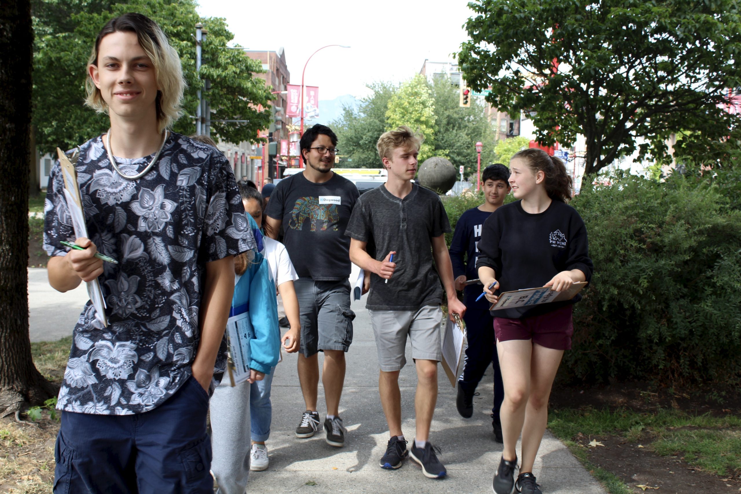 People canvassing
