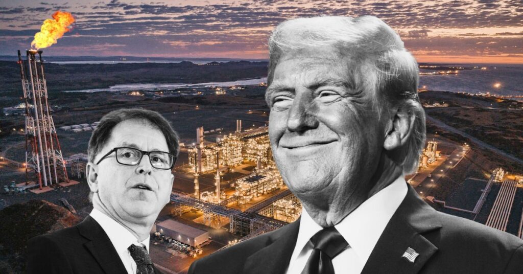Trump LNG Adrian Dix
